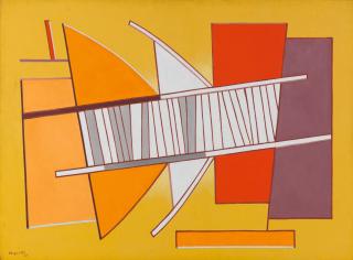 Alberto Magnelli - Contrastes No. 3