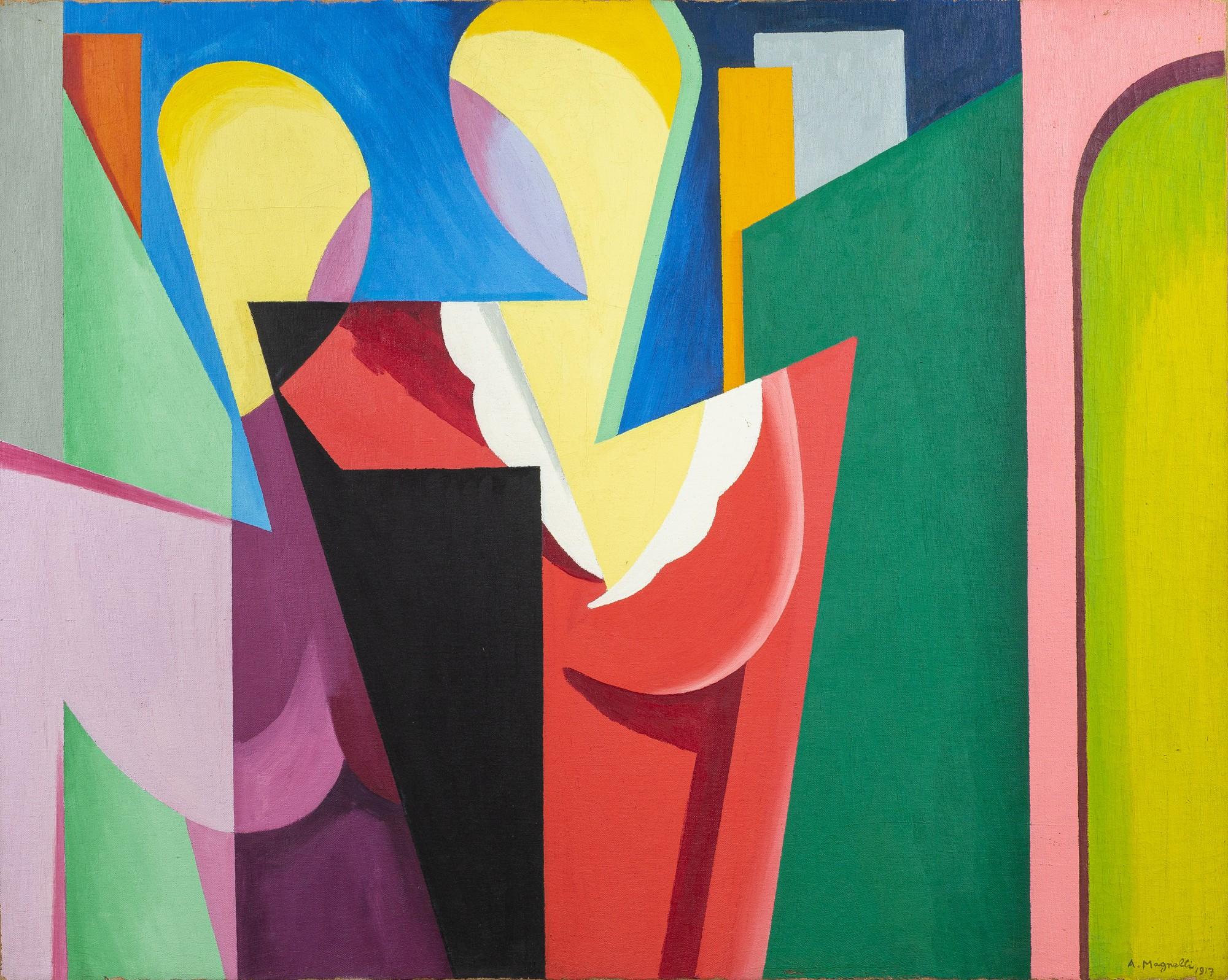 Alberto Magnelli - Deux torses de femmes