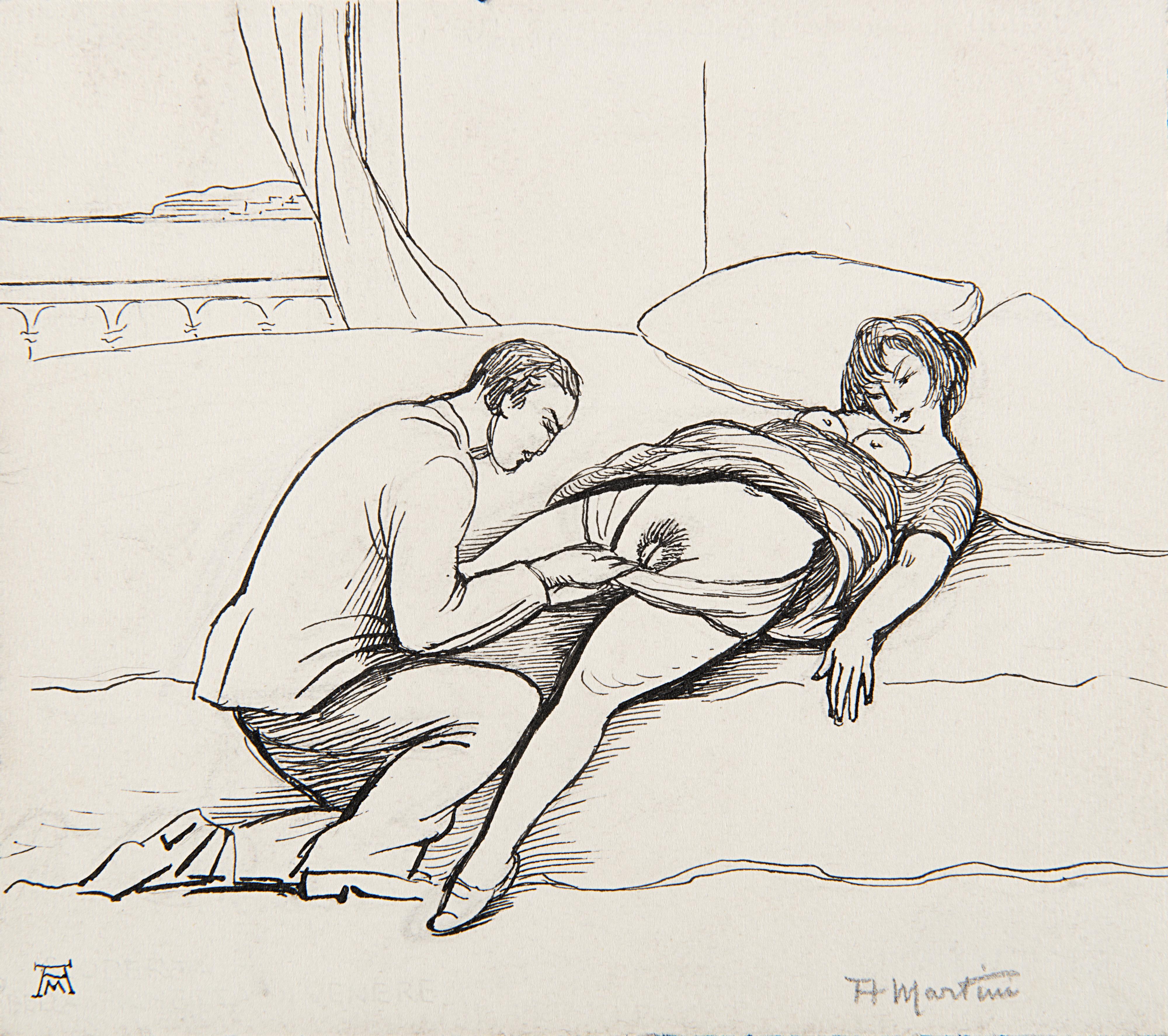 Alberto Martini - Erotic scene