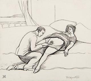 Alberto Martini - Erotic scene