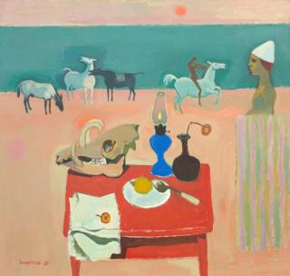 Alberto Morrocco OBE RSA RSW RP RGI LLD D UNIV - Fantasia Siciliana