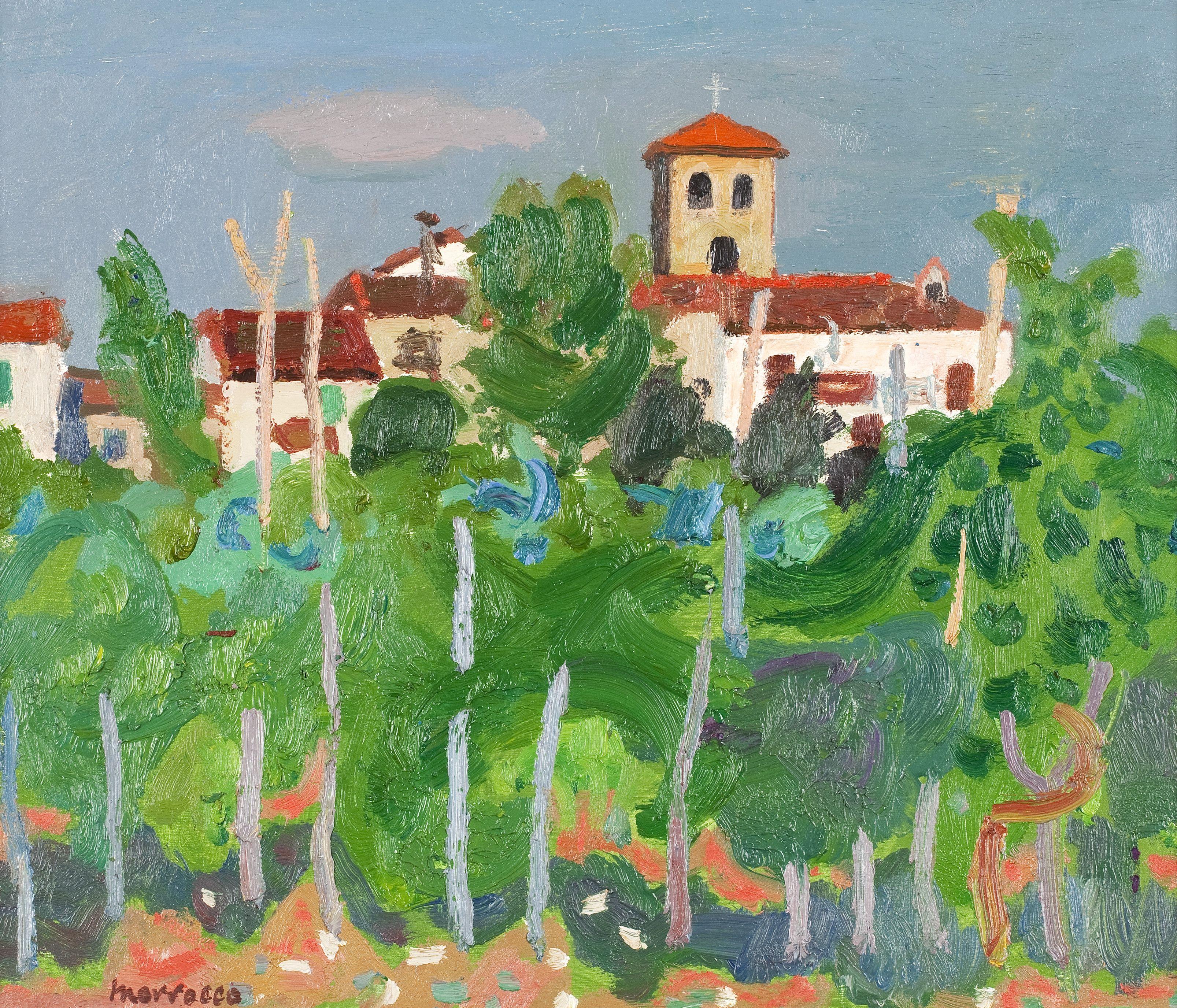 Alberto Morrocco OBE RSA RSW RP RGI LLD D Univ - La Chiesa, Barga