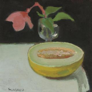 Alberto Morrocco R.S.A., R.S.W. - Still Life with Melon