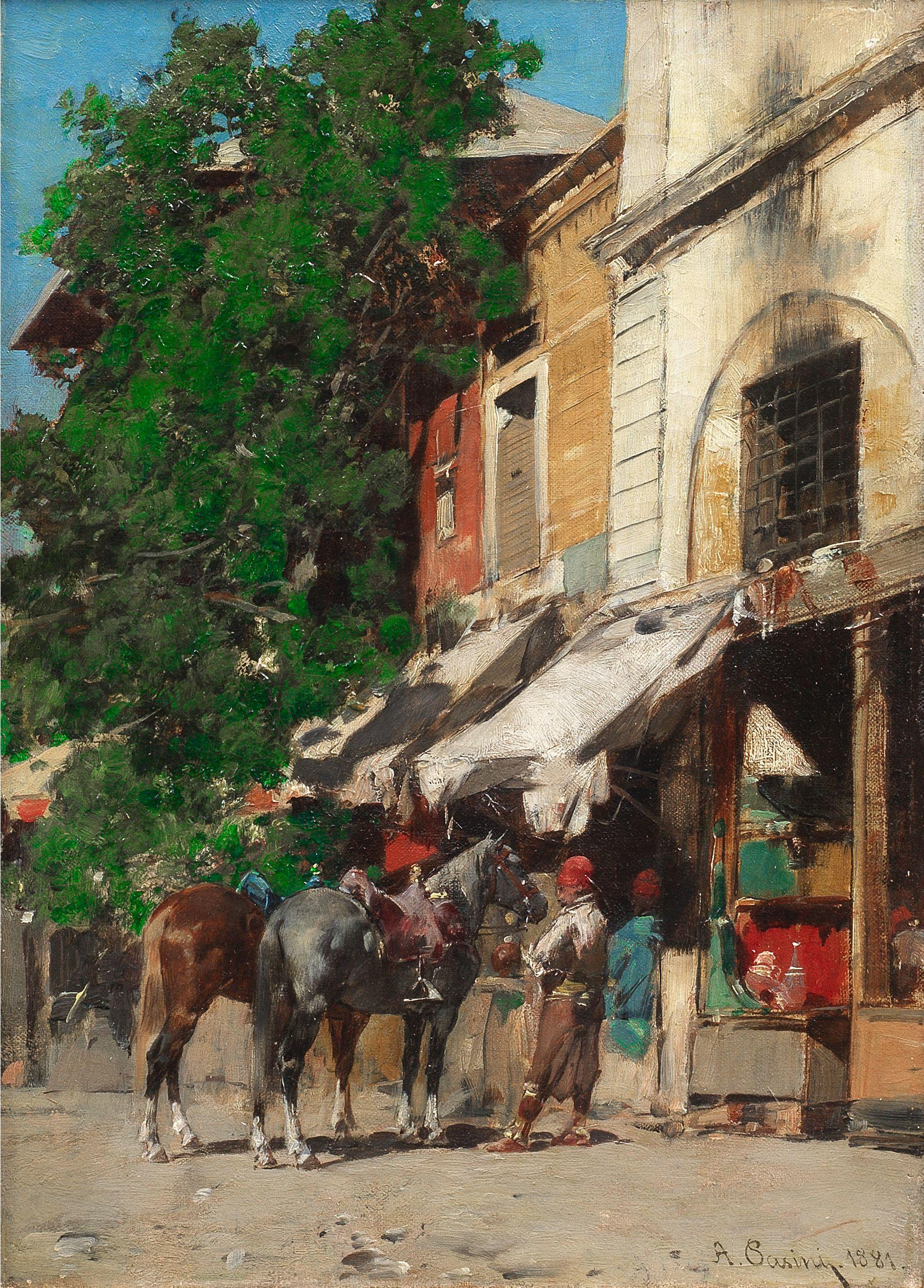 Alberto Pasini - Al mercato, Istanbul