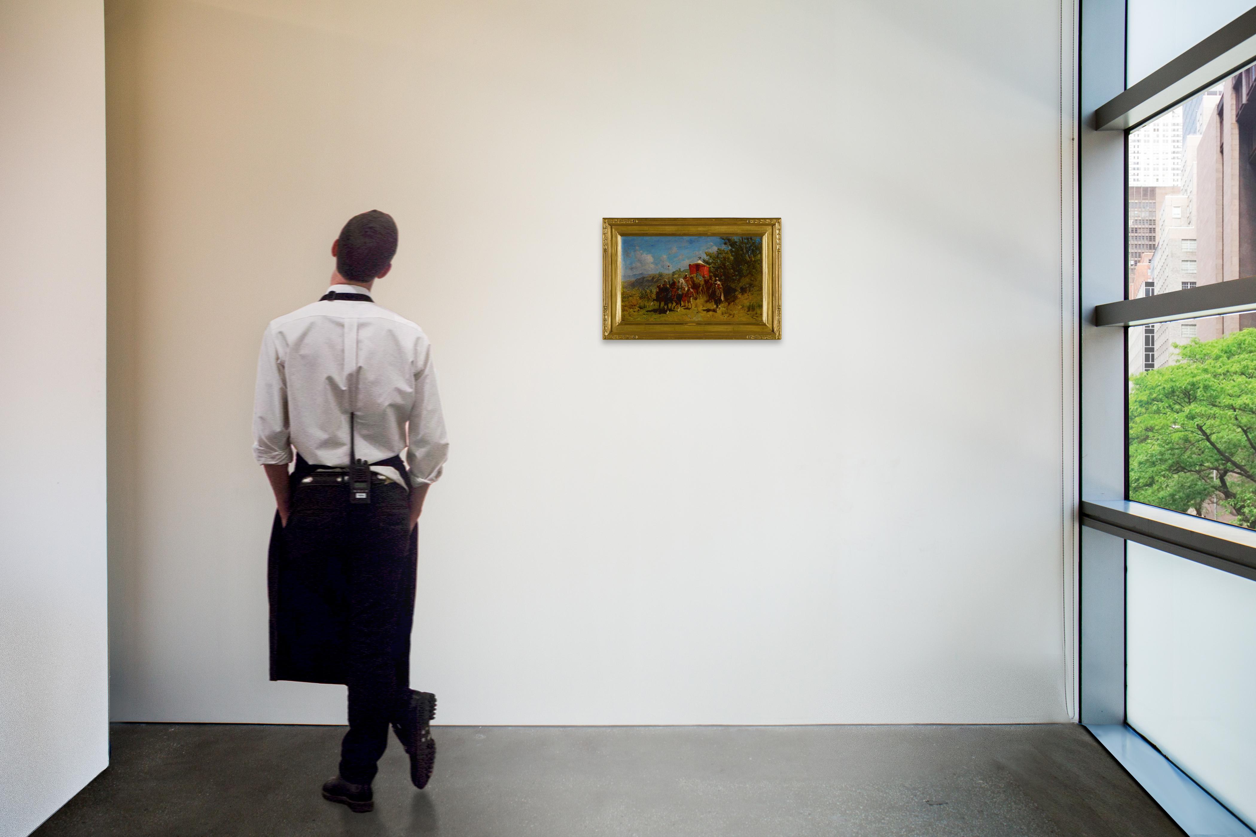 Alberto Pasini - An Arab Caravan