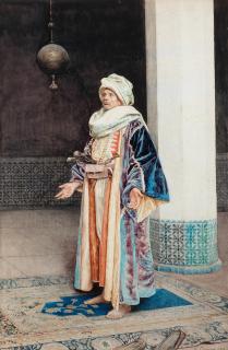 Alberto Pasini - At prayer