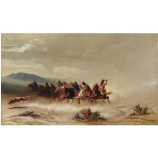 Alberto Pasini - Caccia Al Leone (Persia)