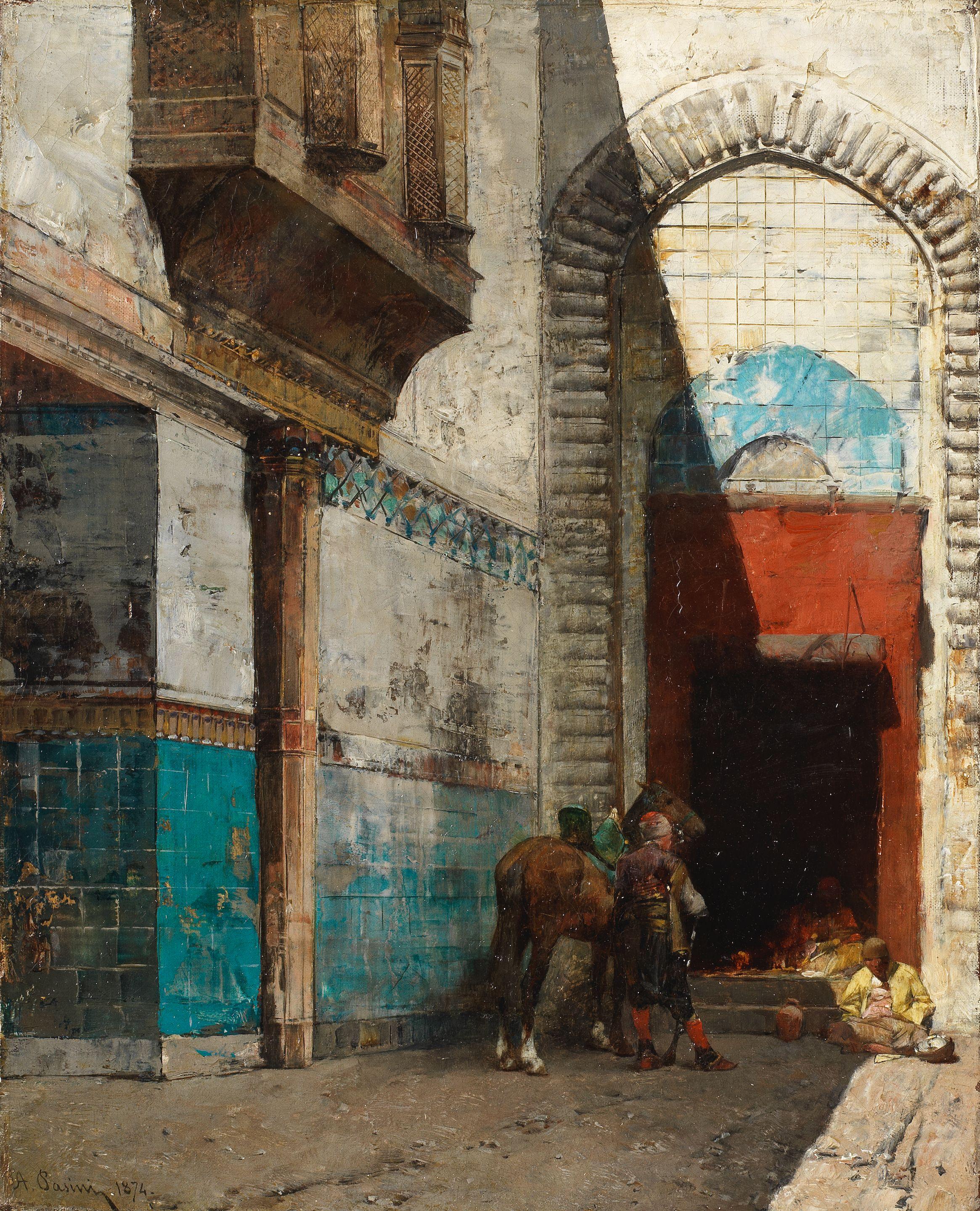 Alberto Pasini - Ingresso di bazar
