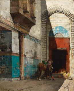 Alberto Pasini - Ingresso di bazar