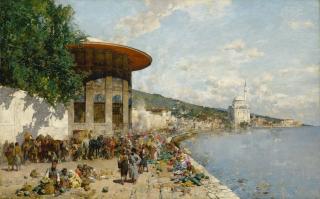 Alberto Pasini - Italian Faubourg De Constantinople