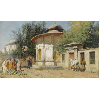 Alberto Pasini - The Watermelon Merchant