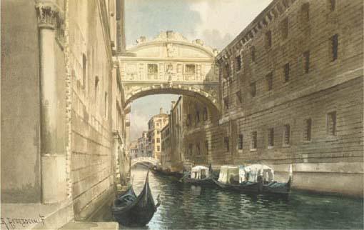 Alberto Prosdocimi - Il Ponte dei Sospiri, Venezia