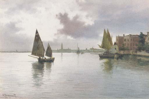 Alberto Prosdocini - On The Lagoon, Venice