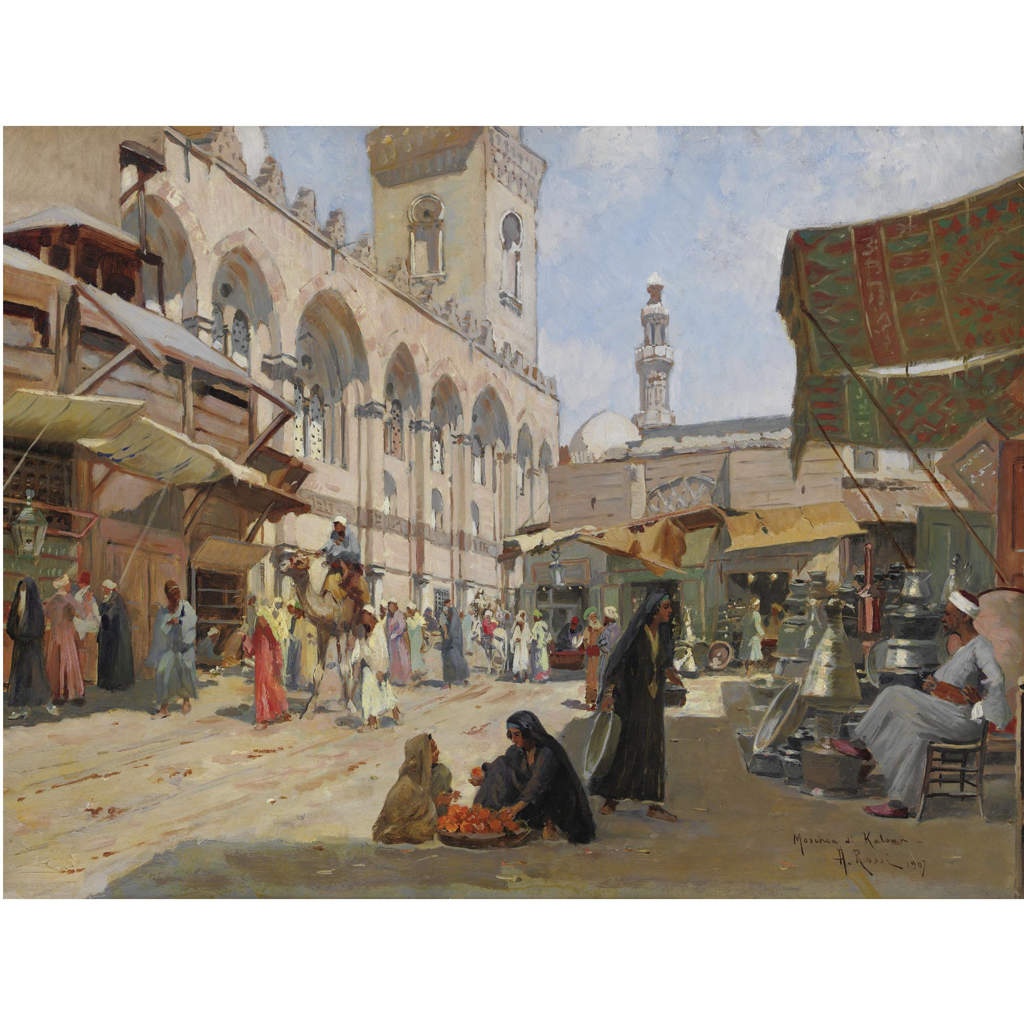 Alberto Rossi - Scena Di Mercato (Il Complesso Di Qalawun)