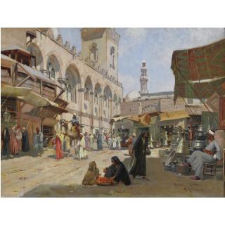 Alberto Rossi - Scena Di Mercato (Il Complesso Di Qalawun)