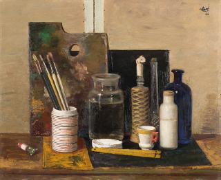 Alberto Salietti - Gli strumenti del pittore