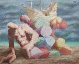 Alberto Savinio - Croix marine