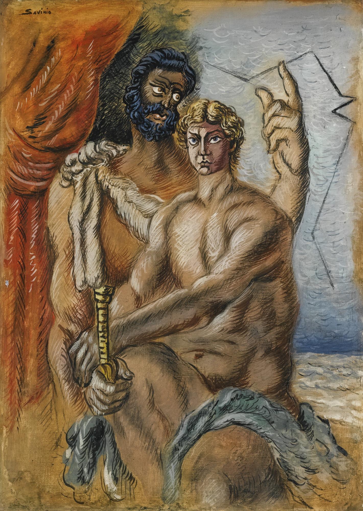 Alberto Savinio - Ulisse E Telemaco