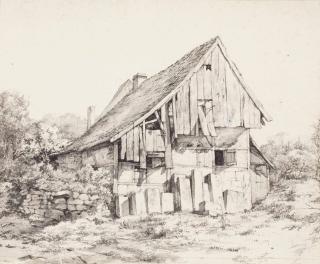 Albertus Brondgeest - Three Views In Or Near Bentheim: A Ramshackle Building At The Stone Quarry; View Of Neuenhaus, Near Bentheim (Pl. 9); And The Courtyard Of Schüttorf Castle, Bentheim (Pl. 9)