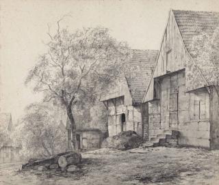 Albertus Brondgeest - View of the village of Bentheim