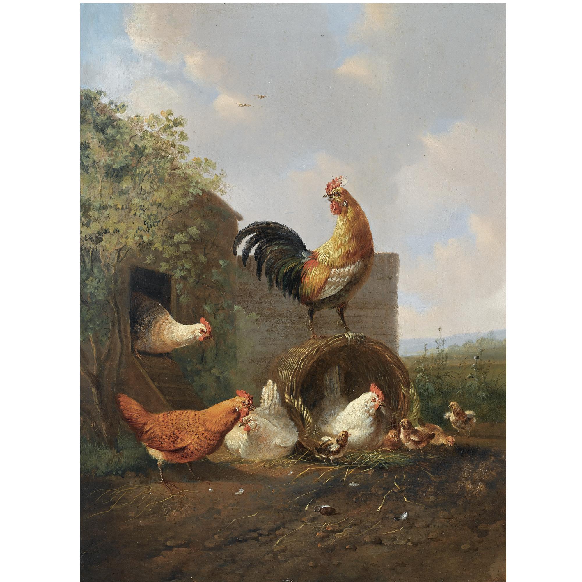 Albertus Verhoesen - Dutch The Proud Father