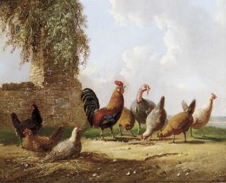 Albertus Verhoesen - Feathered friends