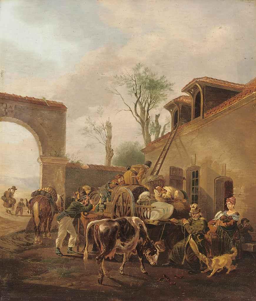 Albertus Verhoesen - Moving house