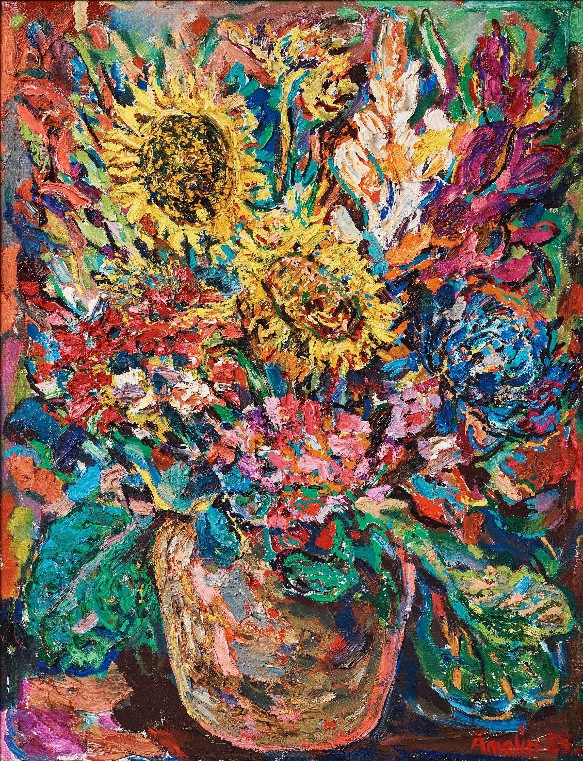 Albin Amelin - Flower Still life