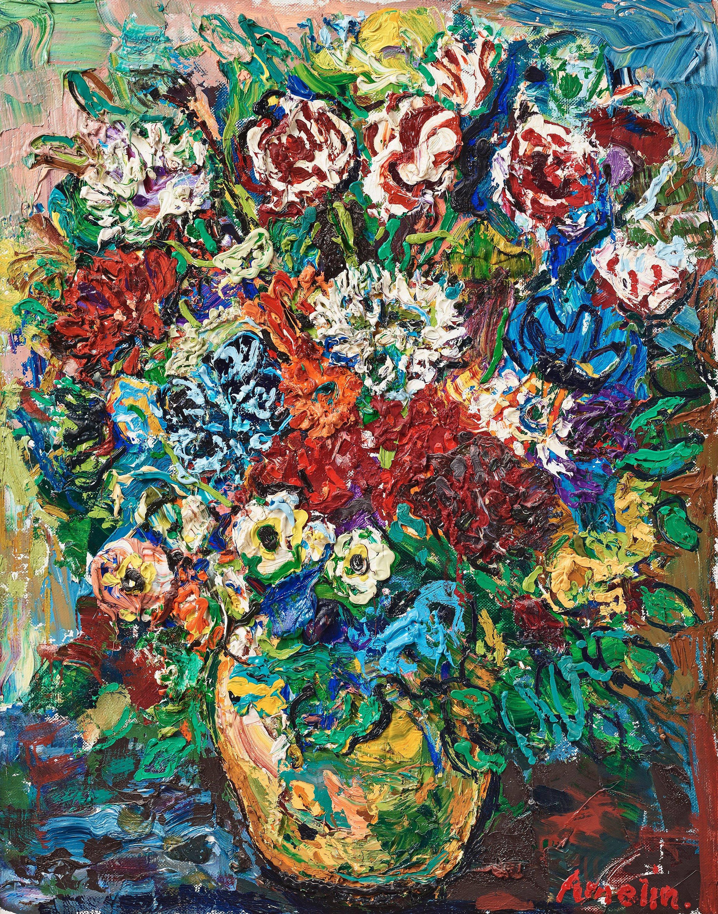 Albin Amelin - Flower still life