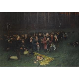 Albin Egger-Lienz - Austrian Ave Maria Nach Der Schlacht Am Bergisel (Prayer After The Battle Of Bergisel)