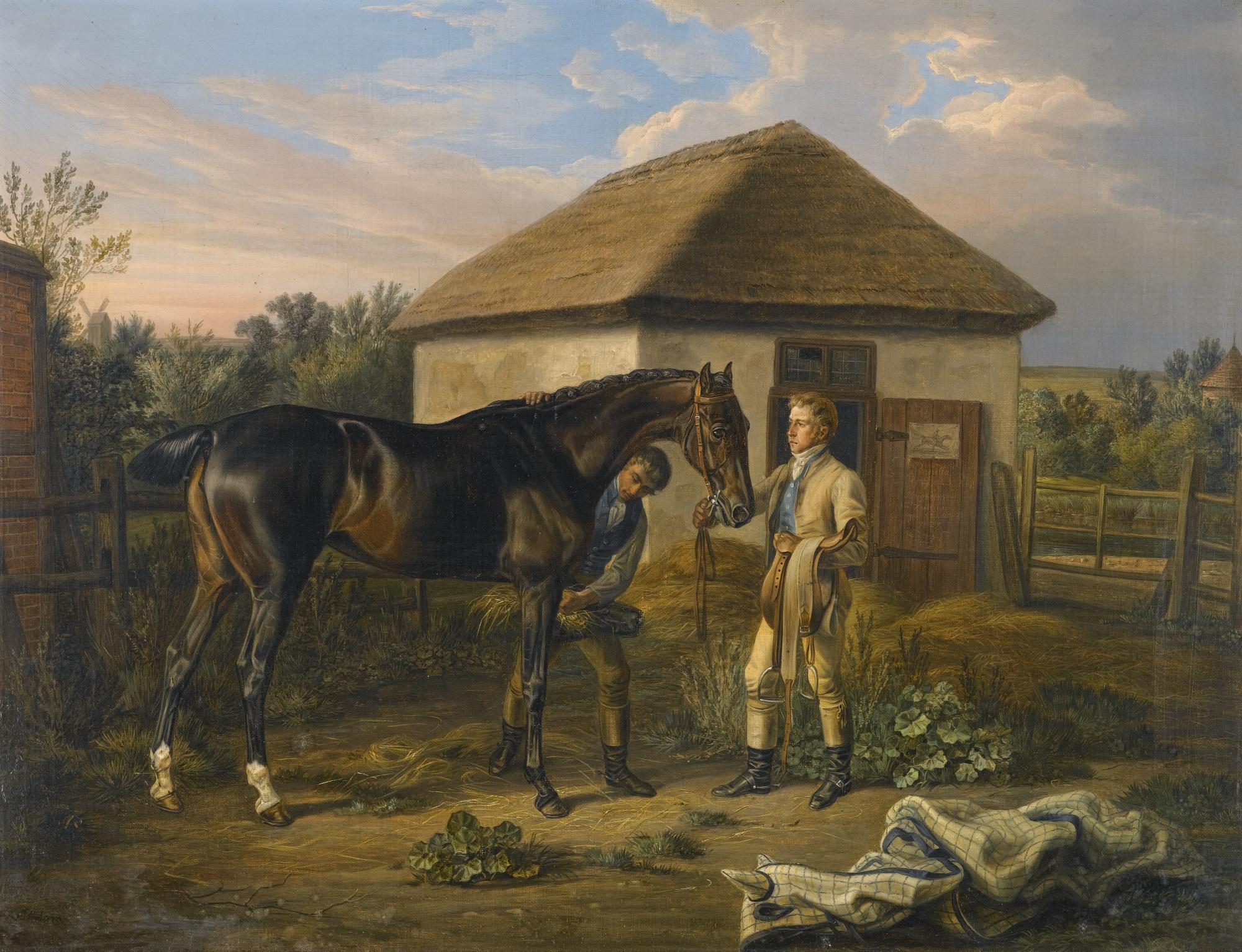 Albrecht Adam - German the Stable Yard