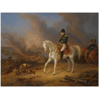Albrecht Adam - Napoleon Before The Burning City Of Smolensk