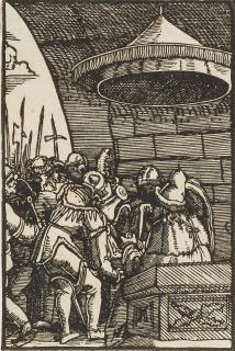 Albrecht Altdorfer - 2 Bll.: Pilatus wäscht sich die Hände – Das Jüngste Gericht.