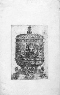 Albrecht Altdorfer - Deckelbecher mit Grotesken.