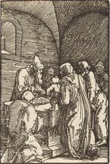 Albrecht Altdorfer - Die Darstellung im Tempel.