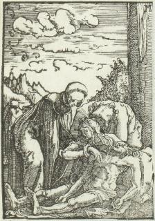 Albrecht Altdorfer - Lamentation; Expulsion of the Money-changers from the Temple