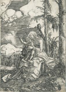 Albrecht Altdorfer - Maria mit dem segnenden Kinde