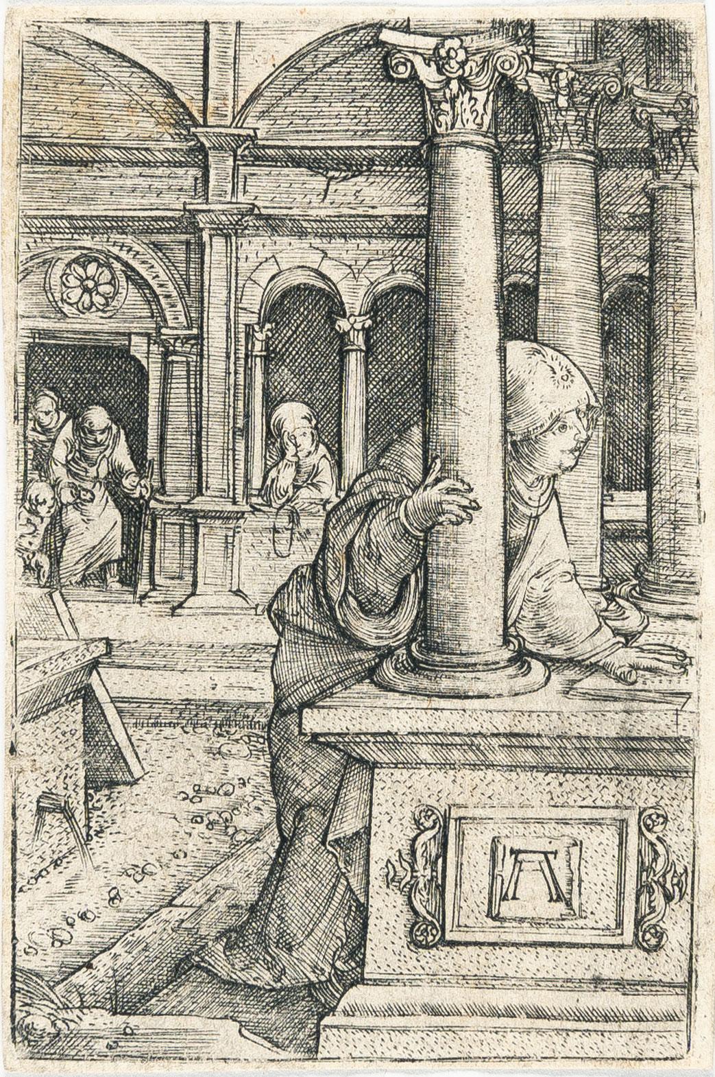 Albrecht Altdorfer - Maria sucht den zwölfjährigen Jesus im Tempel