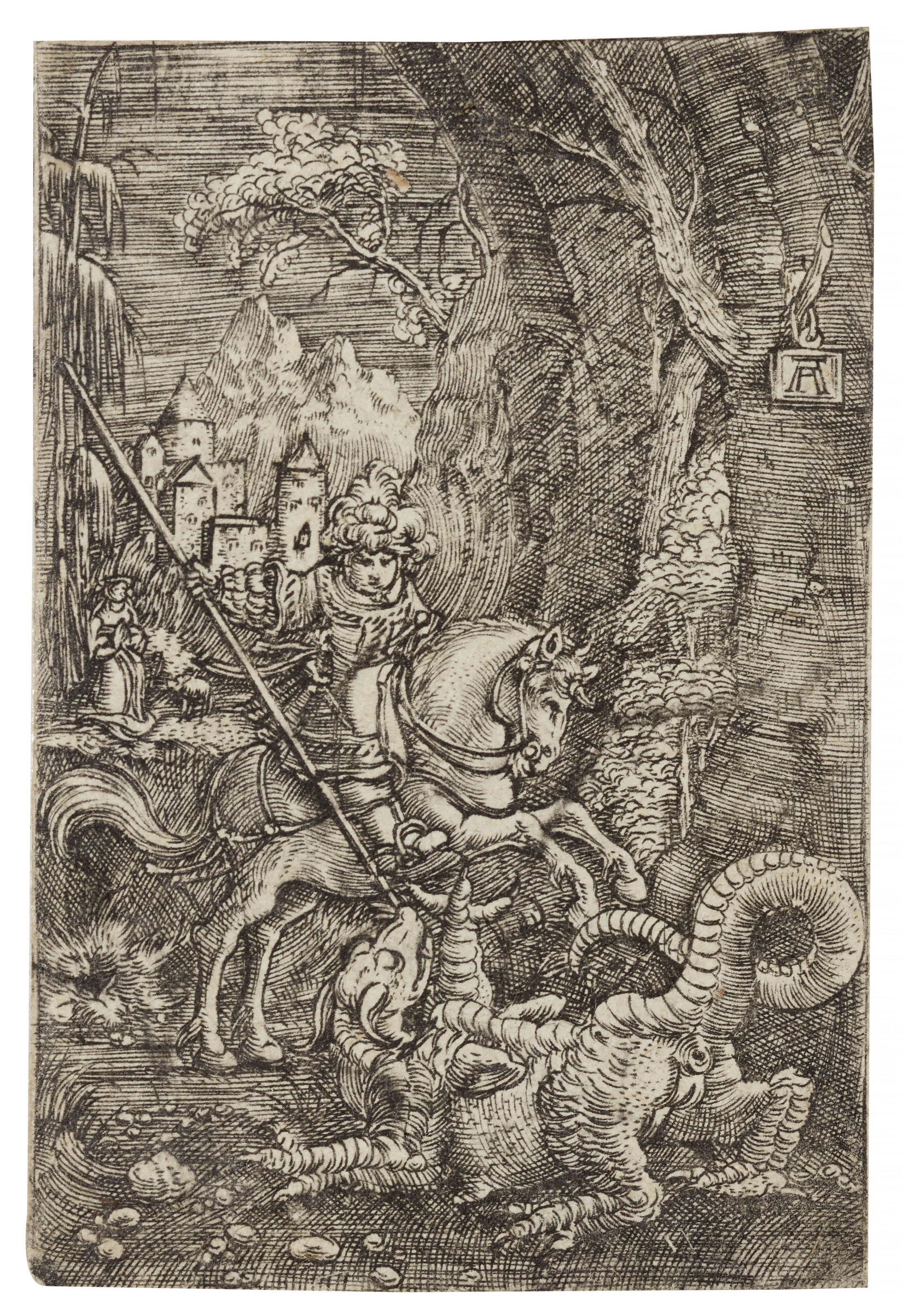 Albrecht Altdorfer - Saint George killing the Dragon