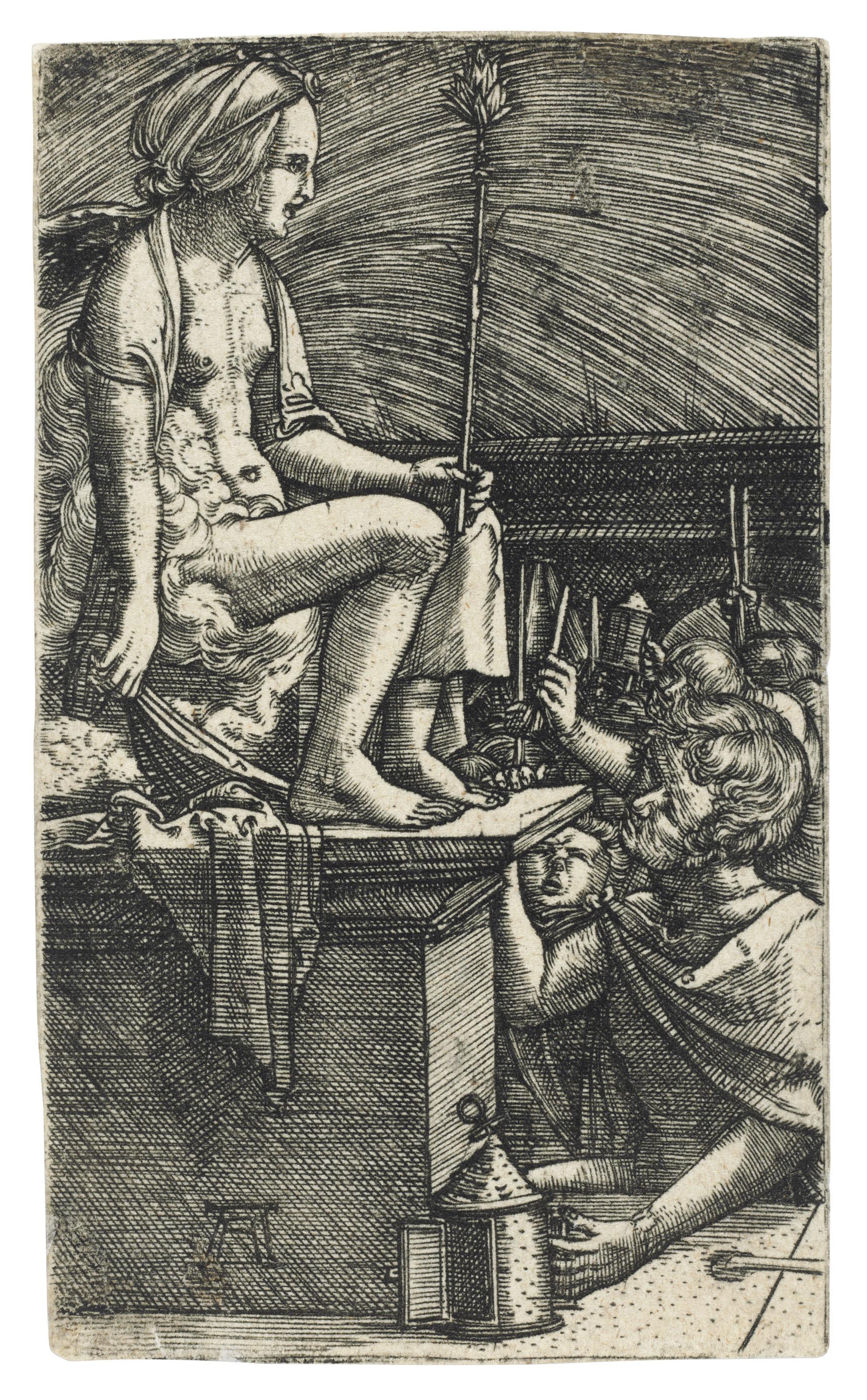 Albrecht Altdorfer - The Roman Courtesan (The Revenge of the Sorcerer Virgil)