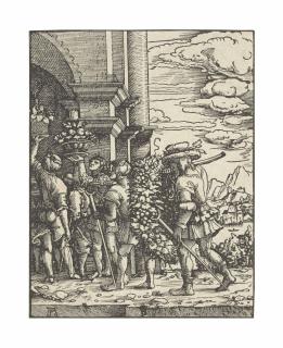 Albrecht Altdorfer - The Spies returning from the promised land (Joshua and Caleb)