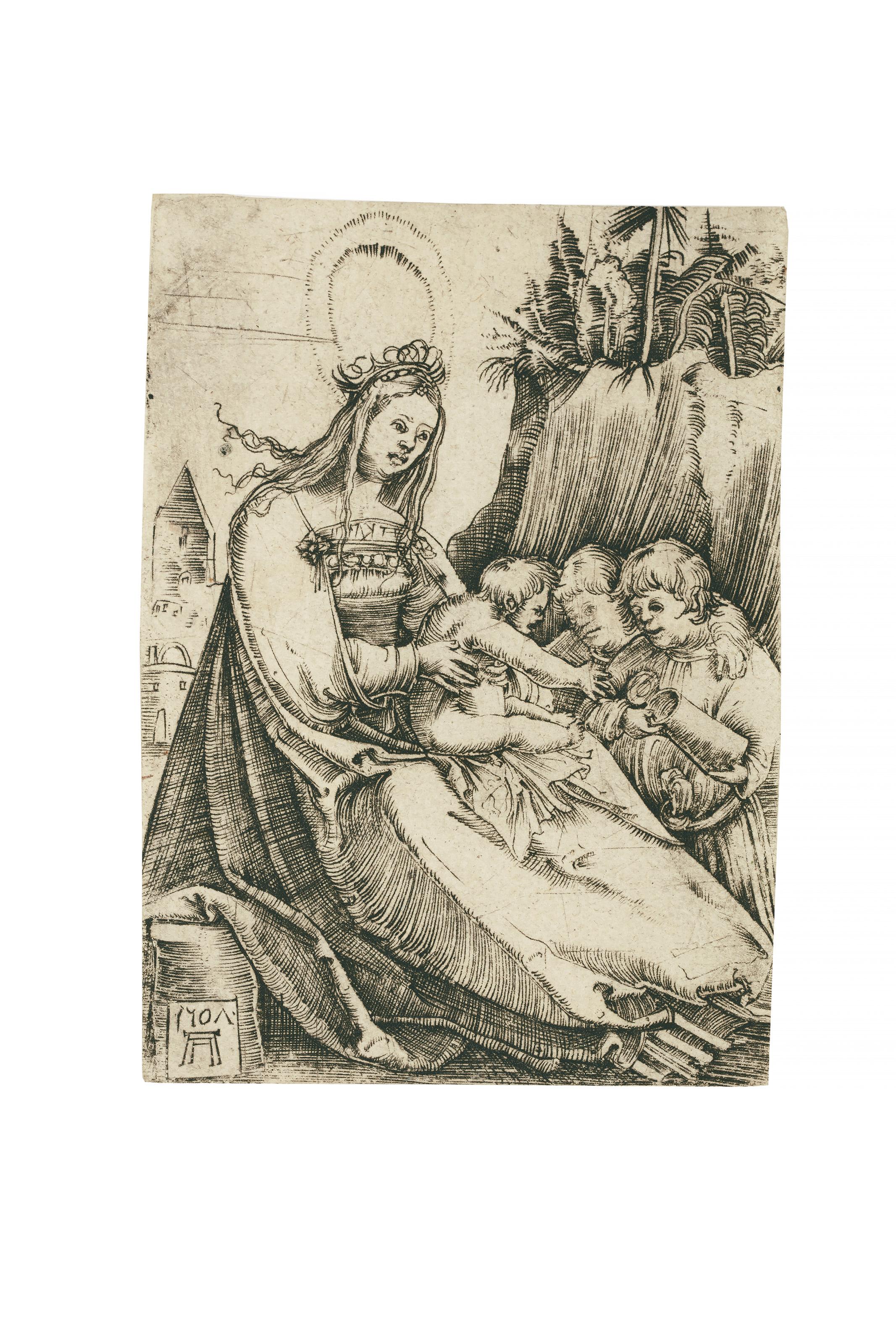 Albrecht Altdorfer - The Virgin with the Child on an Altar (\'The beautiful Virgin of Regensburg\')