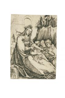 Albrecht Altdorfer - The Virgin with the Child on an Altar (\'The beautiful Virgin of Regensburg\')