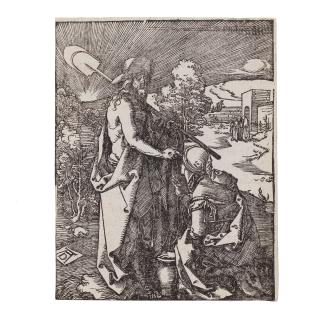 Albrecht Dürer - Christ Appearing to Mary Magdalen, from The Small Passion