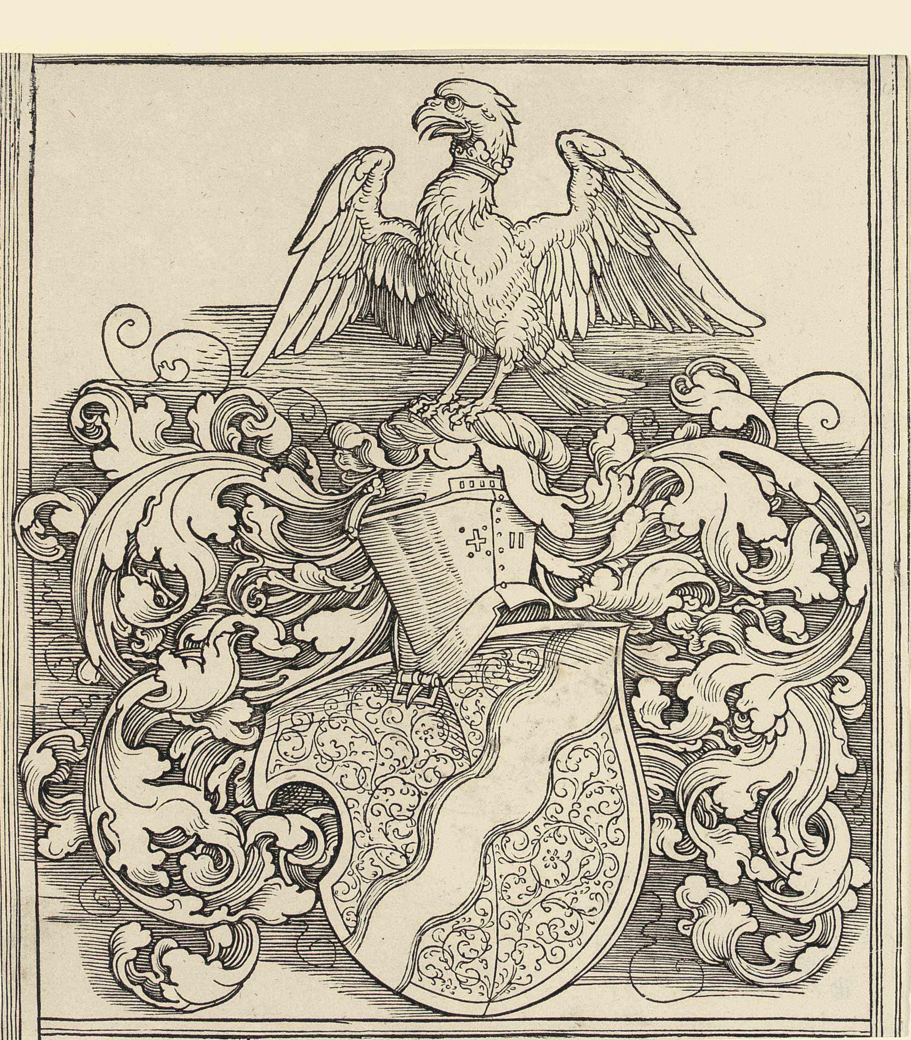 Albrecht Dürer - Coat-of-Arms of Michael Behaim (B. 159; M., Holl. 287; S.M.S. 250)