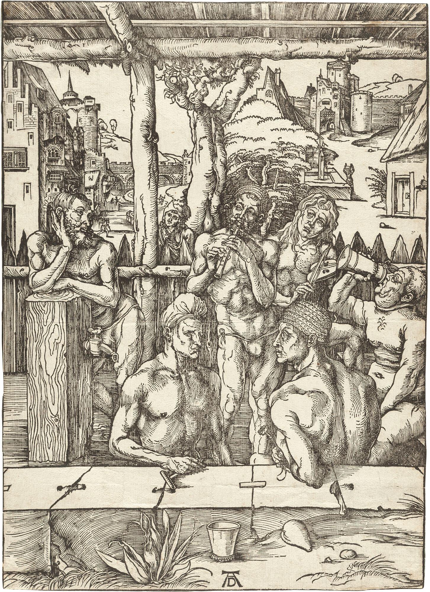 Albrecht Dürer - Das Männerbad.