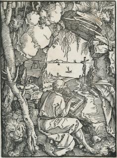 Albrecht Dürer - Der heilige Hieronymus in der Felsgrotte