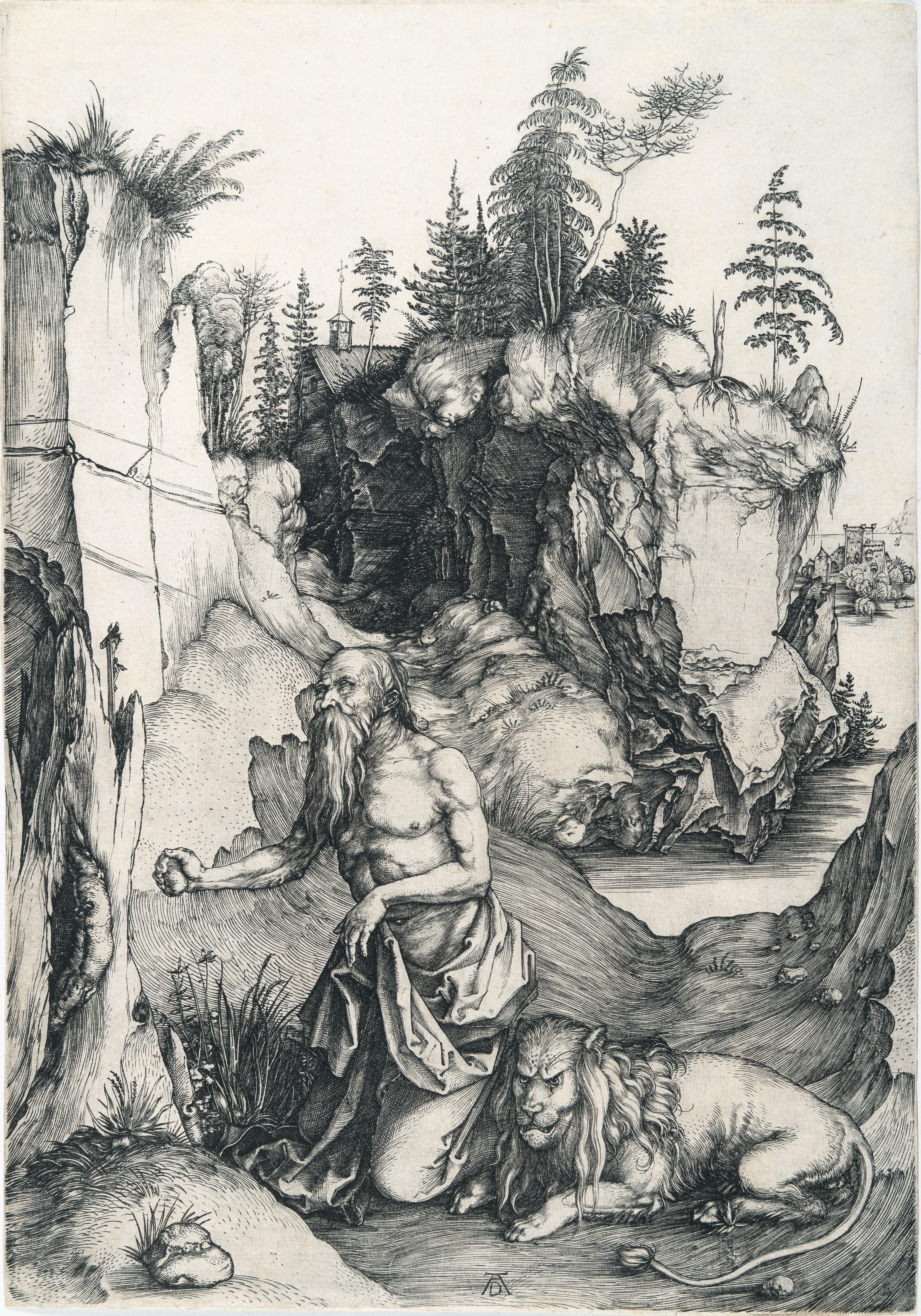 Albrecht Dürer - Der heilige Hieronymus in der Wüste