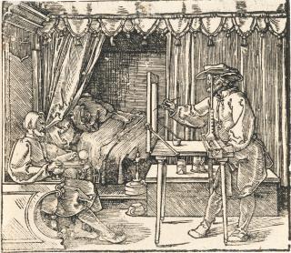 Albrecht Dürer - Der Zeichner des sitzenden Mannes