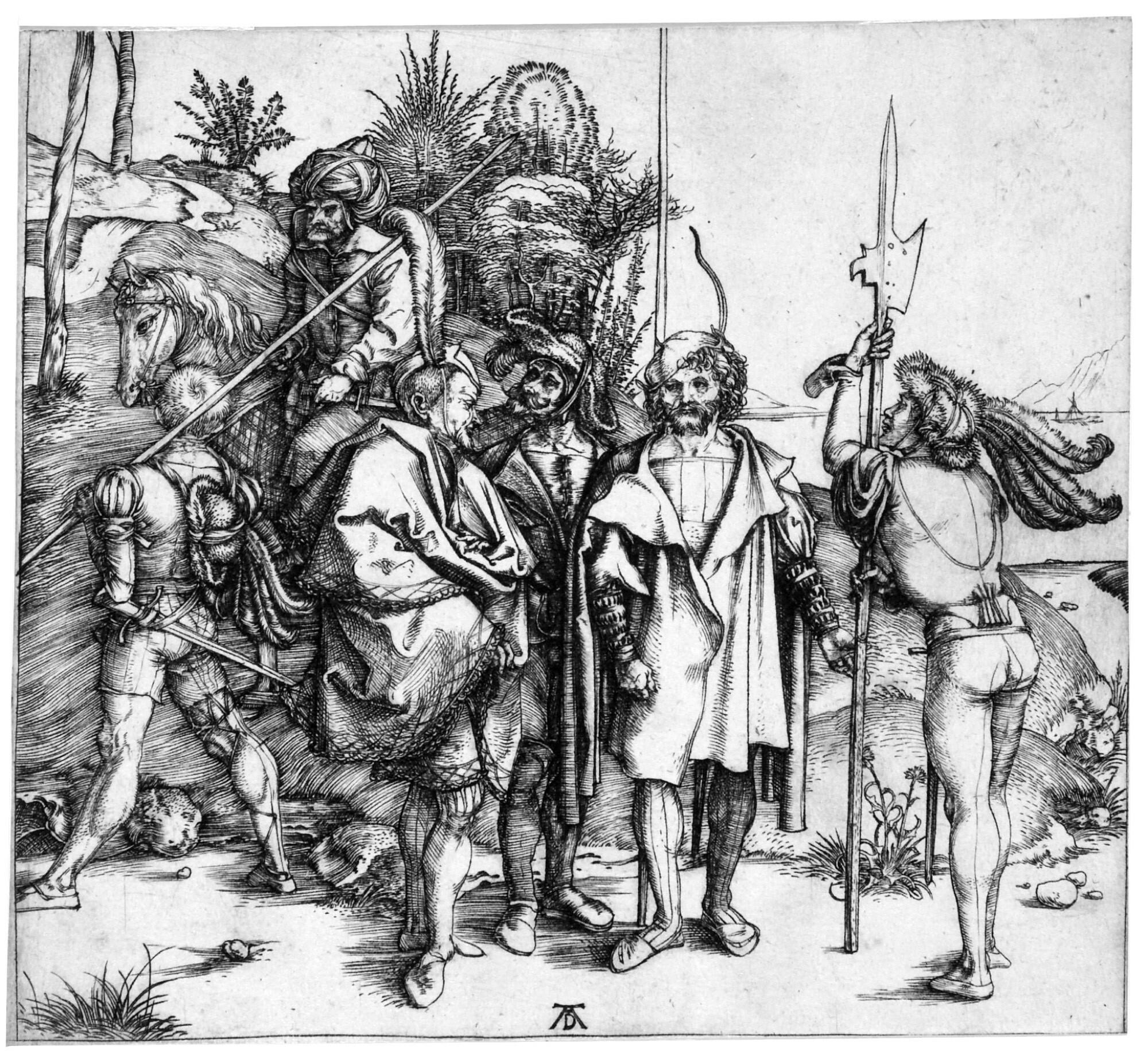 Albrecht Dürer - Die sechs Kriegsleute.